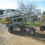 Spray Boom Mounted on Hose Reel